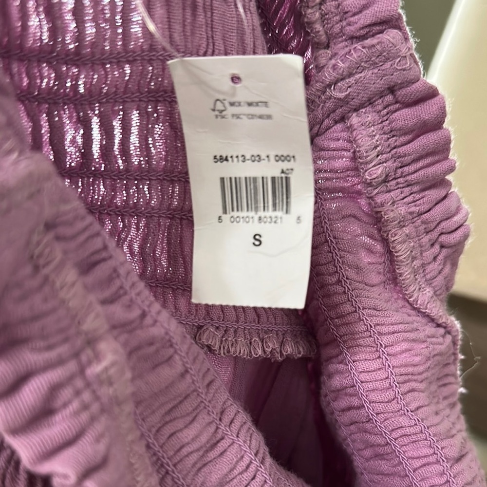 NEW GAP Purple Smocked Tiered Midi Sundress - Picture 3 of 3